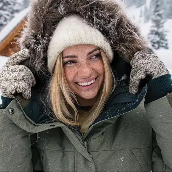 Columbia Women's Olive and Brown Ski Jacket - Picture 6 of 10